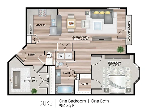 Floor plan Duke