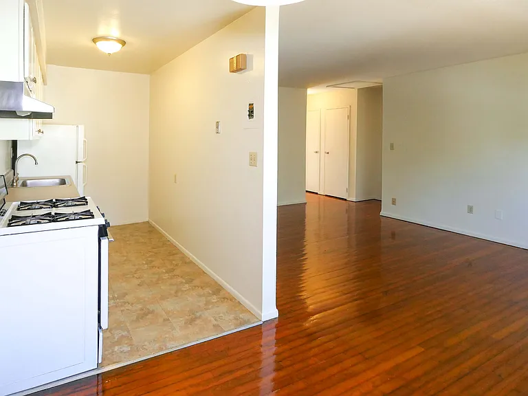 Kitchen and connected living room for apartments NYC under $2000
