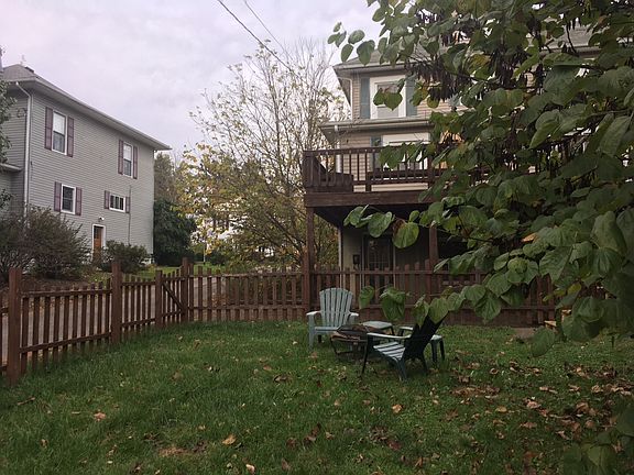 back yard toward house