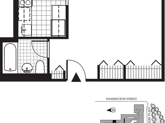2nd image of 1 West St APT 2420