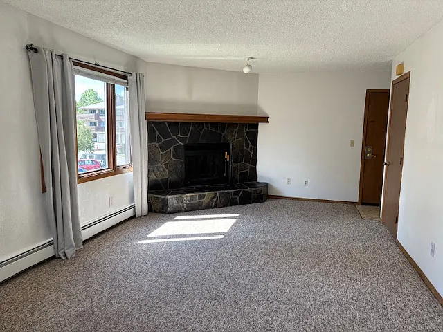 WOOD BURNING FIREPLACE