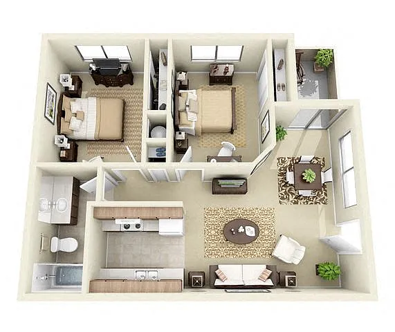 Floor plan The Riverside