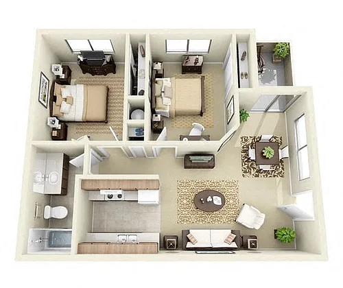 Floor plan The Riverside