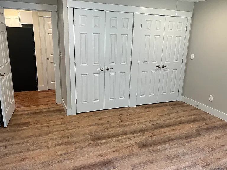 Master bedroom closets