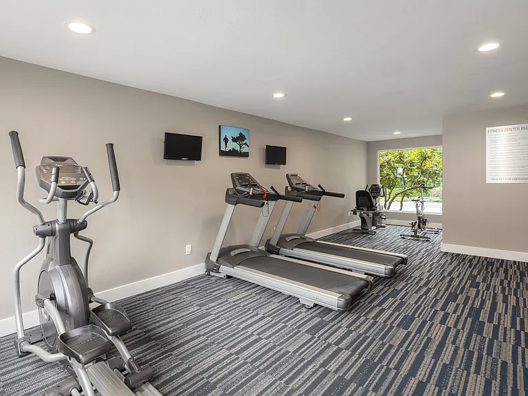 Fitness Center with Cardio Machines