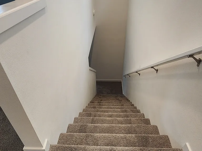 Stairs to the second floor.