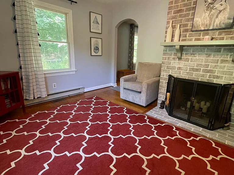 Downstairs right bedroom/office suite with private bathroom and shower