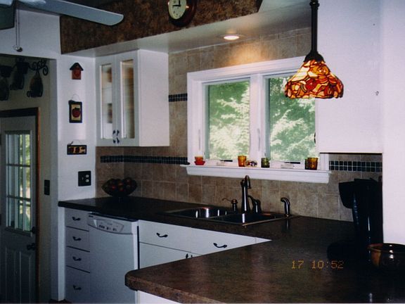 Well planned kitchen has plenty of storage