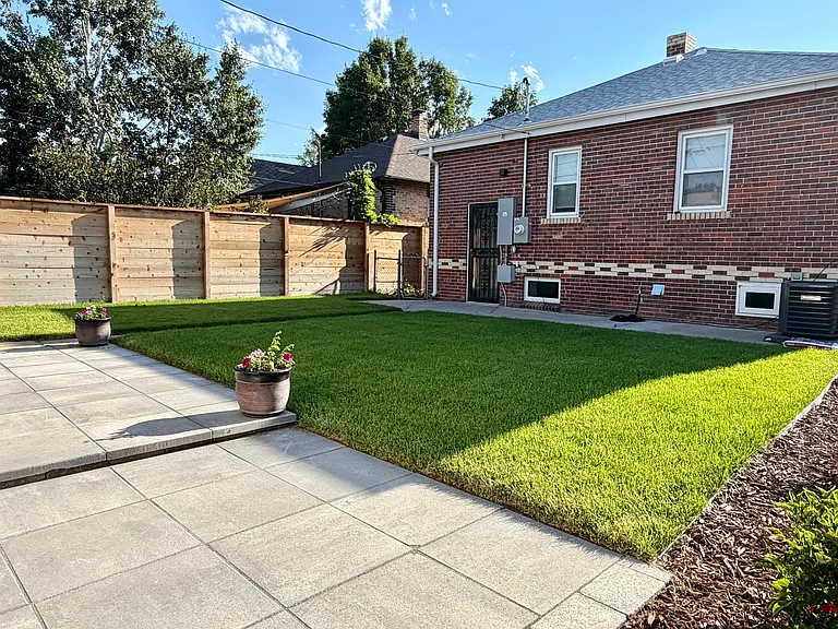 back yard / patio