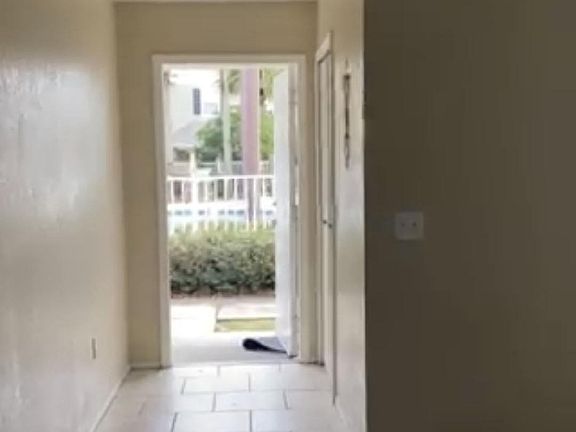 the entrance of the condo