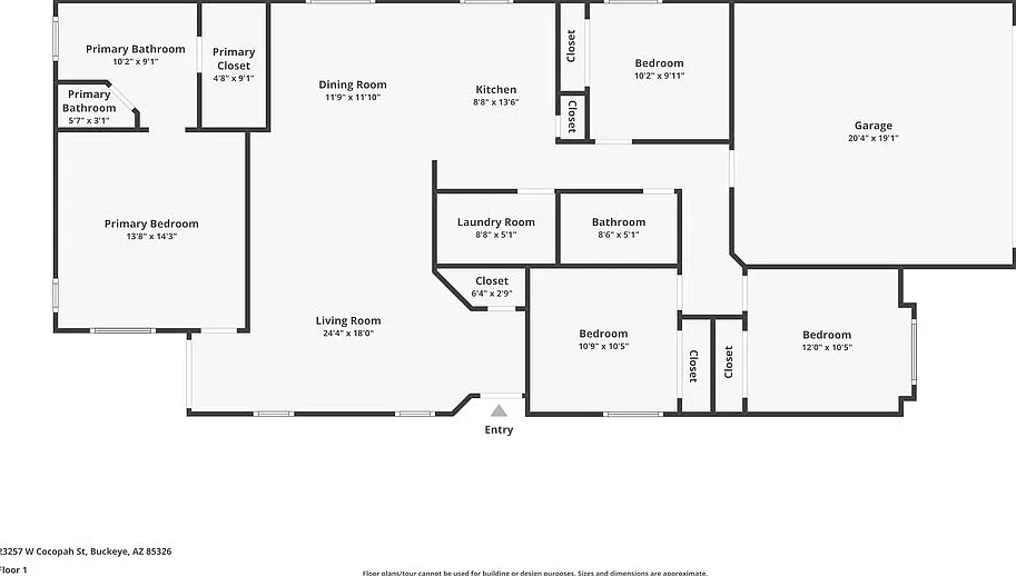 4 bed, 2.0 bath, 1535 sqft, $2,005 — Photo 2