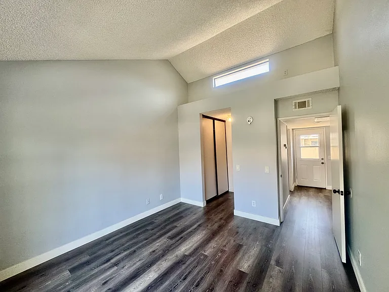 Master bedroom and closet