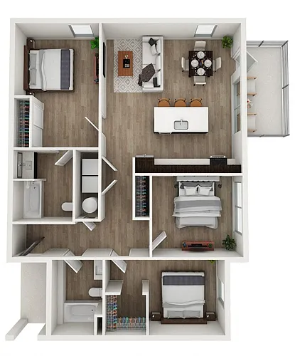 Floor plan Draper ADA