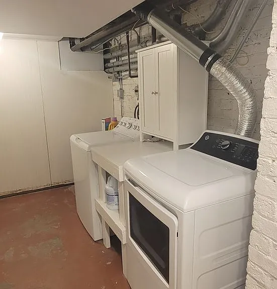 Free common washer and dryer located in the basement and available to only 3 residences in the building.