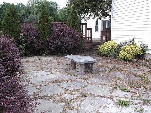 natural cut stone patio