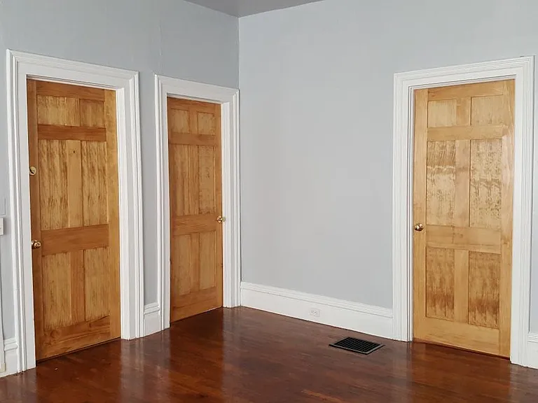 Living Room Front Entry - New Doors