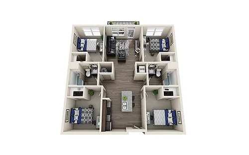 Floor plan D1