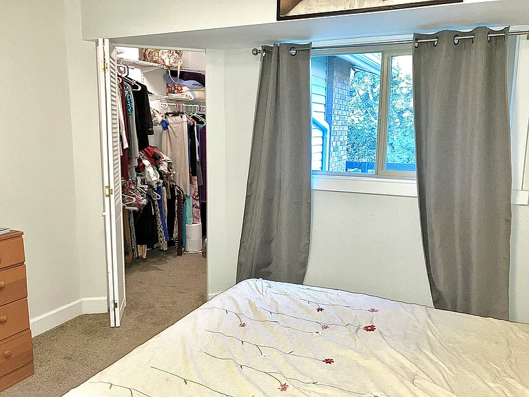 master with walk-in closet