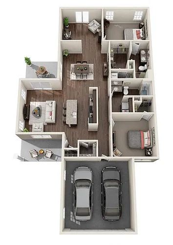 Floor plan Breezewood Sunroom