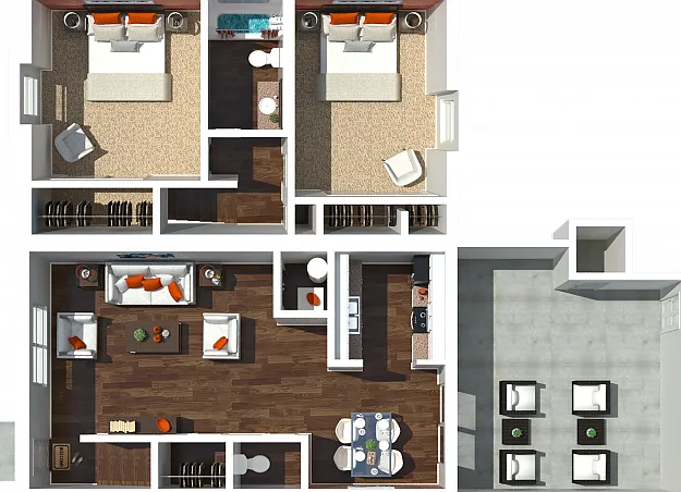 2 Bedroom 1.5 Bath 2 Bedroom 1.5 Bath