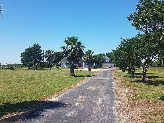 home is set back from road