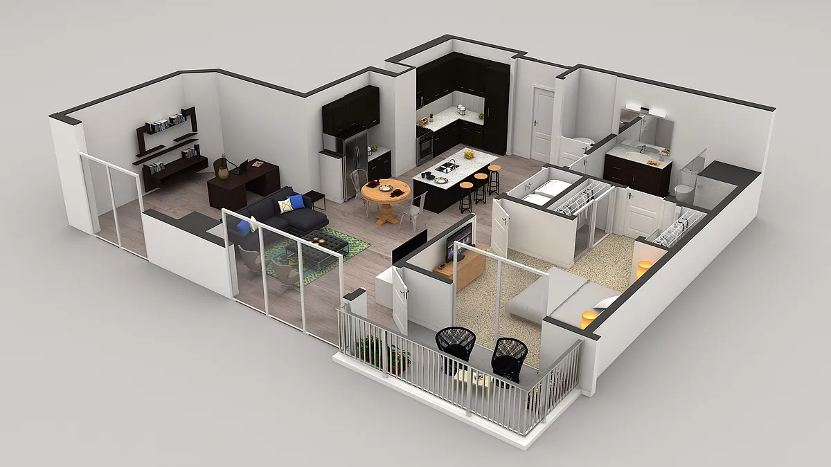 Floor plan 1-4H