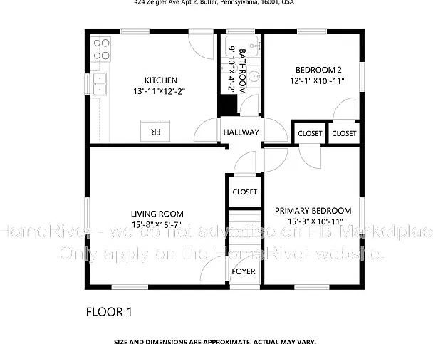 1 bed, 1.0 bath, 4791 sqft, $930 — Photo 3