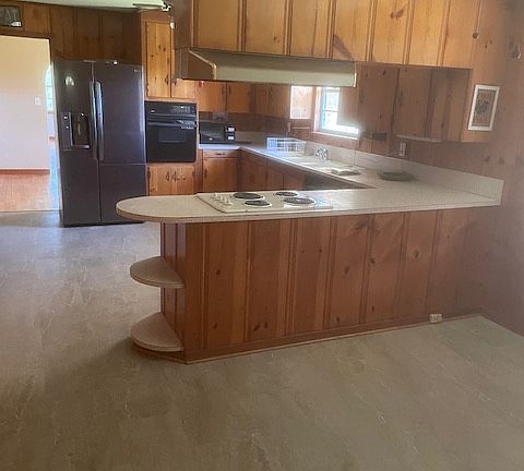 kitchen view from den
