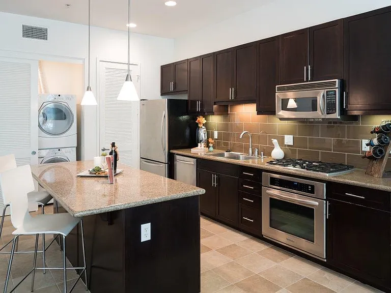 Kitchen + Washer and Dryer