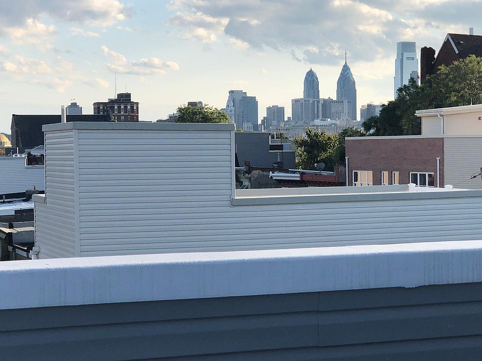Private roofdeck with views of Philadelphia