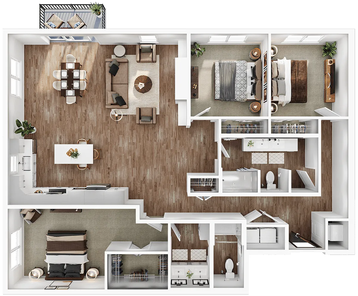 Floor plan Brooks