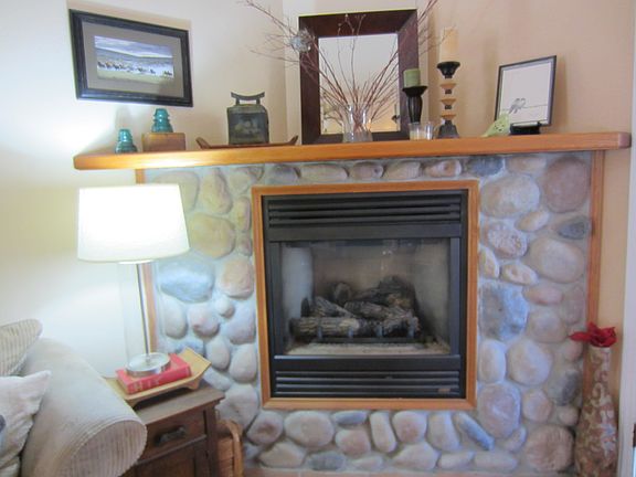 Rock Fireplace