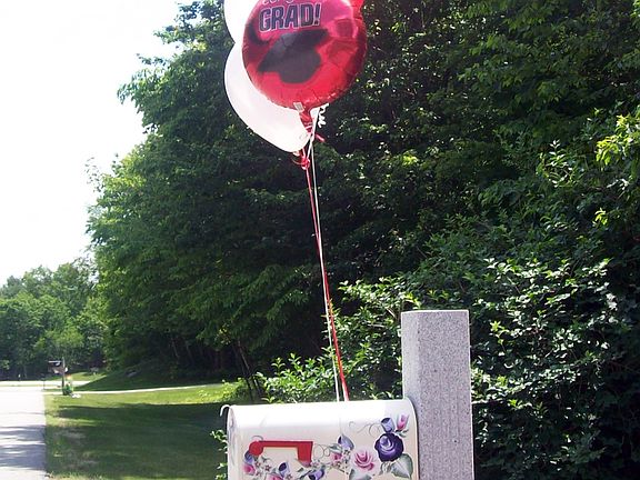 Matching cement mailbox post