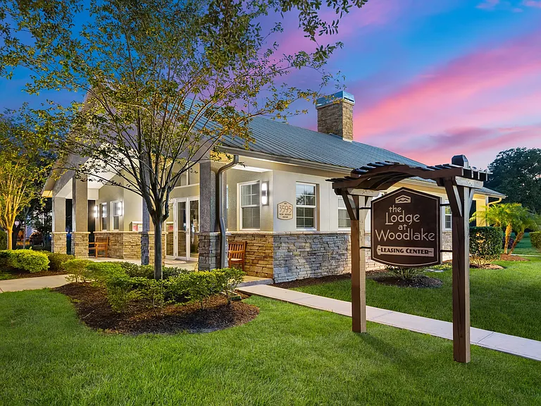Leasing Office at Sunset