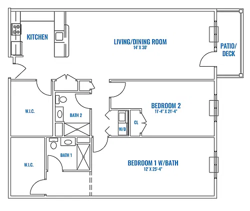 Floor plan The Clinton