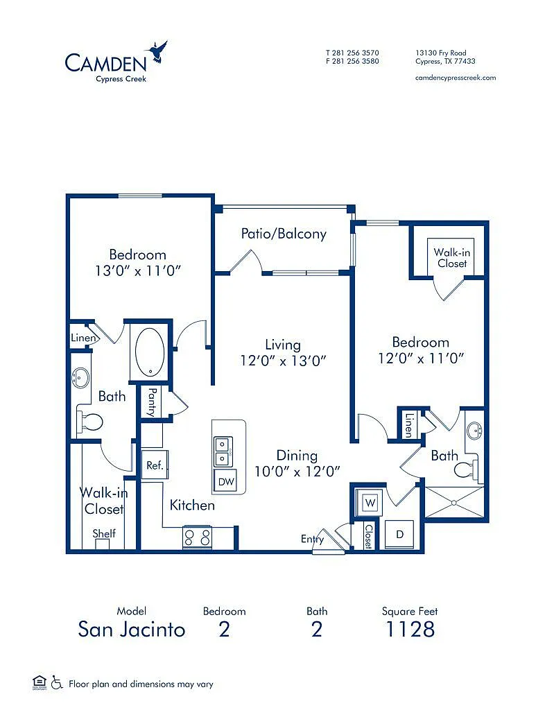 Floor plan San Jacinto