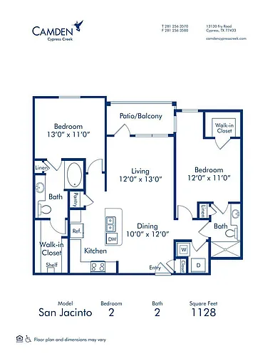 Floor plan San Jacinto