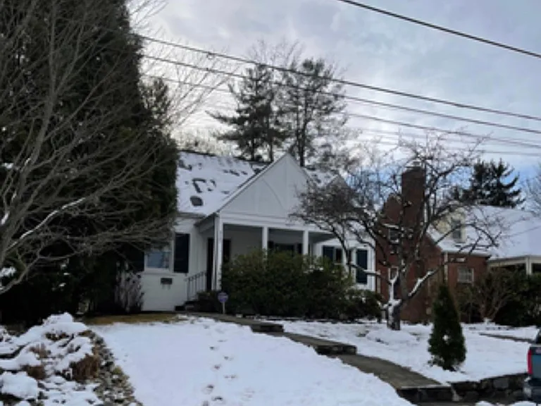 The front of the home.