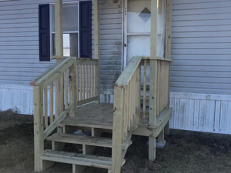 Front deck