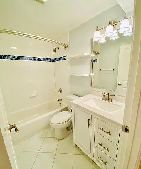 freshly remodeled bathroom