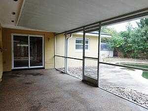 Screened porch and pool
