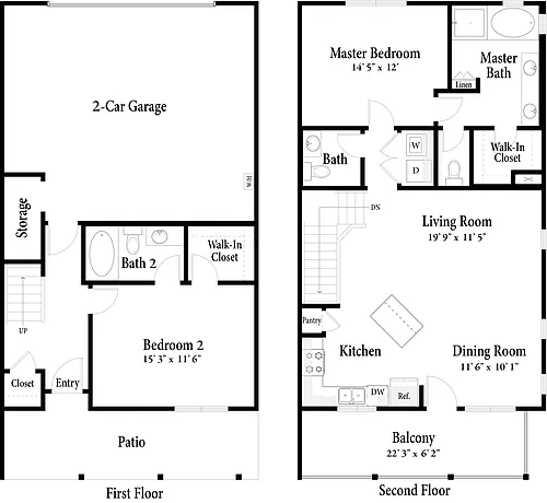 Floor plan The Homes - Plan 1