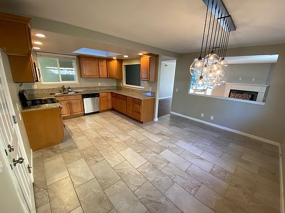 Kitchen includes stove and dishwasher