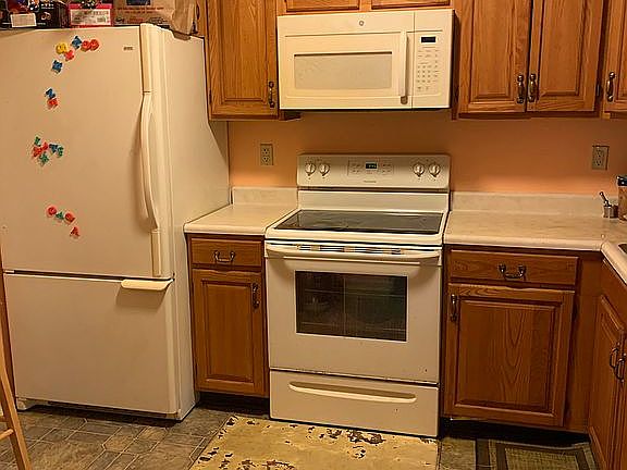 Stove microwave refrigerator