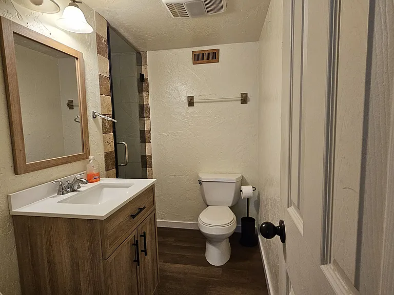 Downstairs full bath