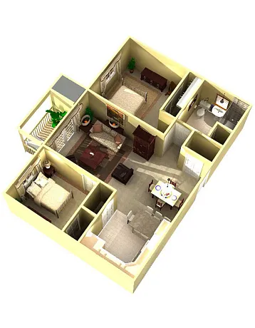 Floor plan 2 Bedroom