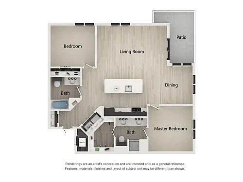 Floor plan B3
