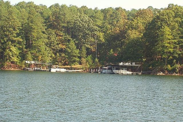 View of property from lake