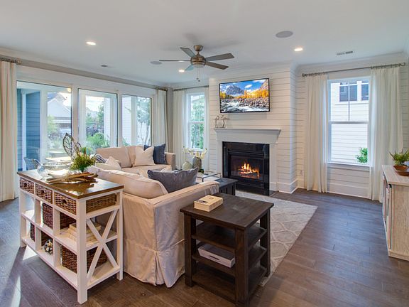 Large Gathering Room with Fireplace