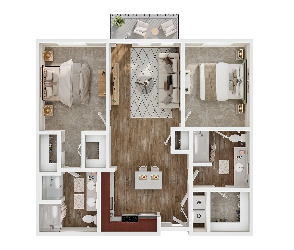 Floor plan B2C - Bell Lancaster